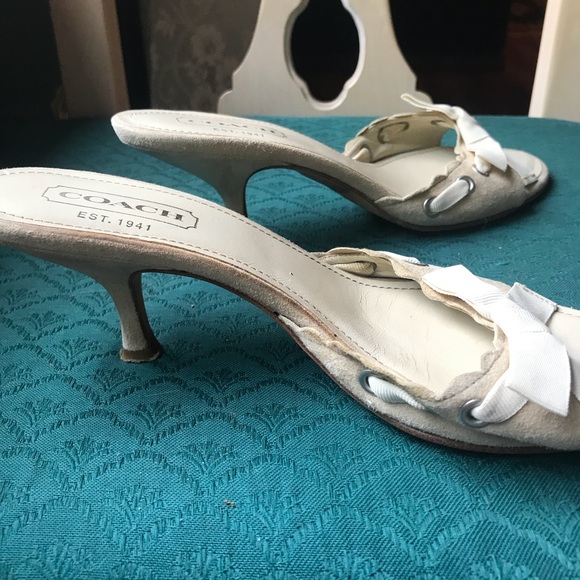 Authentic Coach Suede Sandals - Picture 5 of 8